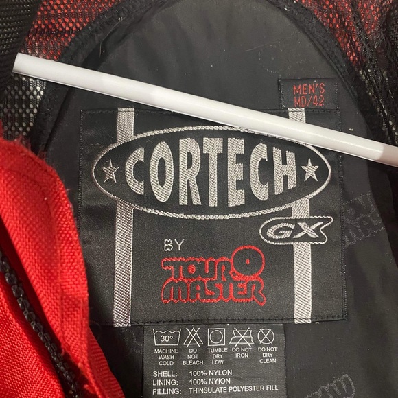 Cortech GX motorcycle jacket mens size medium/42 - Picture 3 of 3